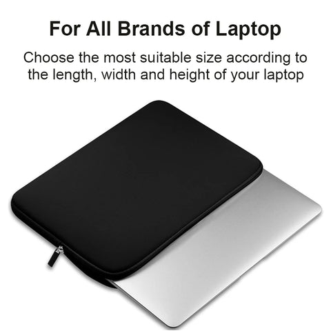 Black Laptop Bag 11 13 14 15 15.6 Inch For Lenovo Xiaomi Dell Notebook Computer Laptops Sleeve Case For Macbook Air Pro Retina