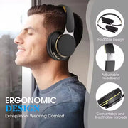 Bluetooth 5.0 Headsets Gaming Headphones Three Mode Wireless Earphones Noise Reduction Music Headsets For IPhone Android Windows