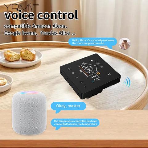 Smart WiFi Thermostat Programmable Color Display for Heating Cooling Switch Smart Temperature Control Home Office Intelligent