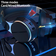 Wireless Headsets Foldable Bluetooth Earphones Noise Reduction Sports Headsets With HD Mic Gaming Headphones Bass Headsets