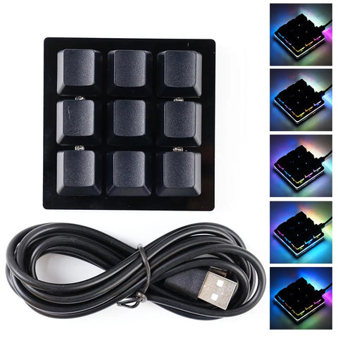 8 Key Mechanical Keyboard Programming Custom Keyboard Sayo Device Photoshop Gaming Keypad RGB Macropad Macro Keyboard