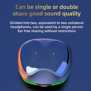 #TWS Wireless Bluetooth Headset With Mic Earbuds Noise Cancelling Stereo Earphones HiFi Stereo Sports Earbuds For Smartphones