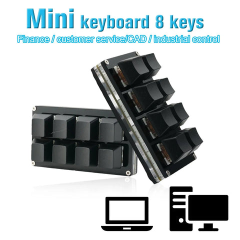 8 Key Mechanical Keyboard Programming Custom Keyboard Sayo Device Photoshop Gaming Keypad RGB Macropad Macro Keyboard