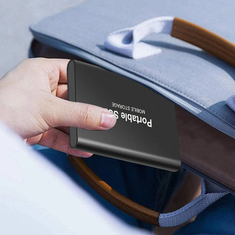 7.5x5.7cm Portable Hard Drive 2TB  External Hard Drive Consumer Electronics Supplies HDD USB Type-C 3.1 High Speed Flash Drive