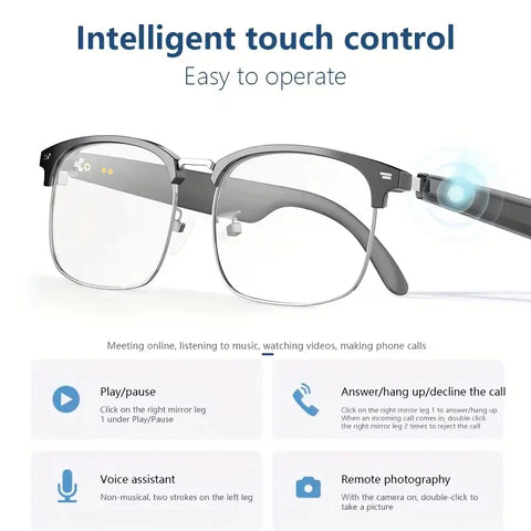Xiaomi AI Translation Glasses Smart Glasses Music Bluetooth HD Calling Sunglasses 138 Languages Travel Business Making Friends