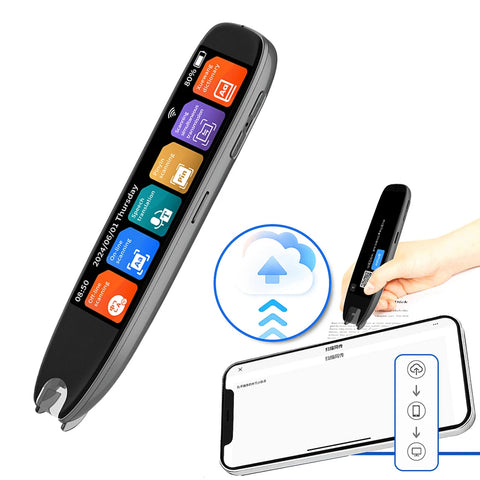 Translation Pen 142 Languages Smart Scanner Translator Pen Recording Pen Scanning Point Reading for Teacher Student