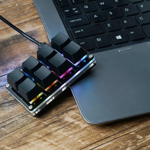 8 Key Mechanical Keyboard Programming Custom Keyboard Sayo Device Photoshop Gaming Keypad RGB Macropad Macro Keyboard