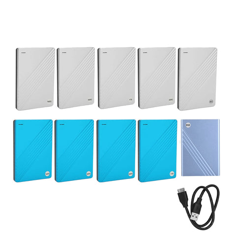 External Hard Drive  2.5 Inch USB 3.0 Aluminium Alloy Plug and Play Mobile Hard Disk for Computer TV Phone External