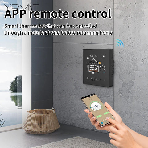 Smart WiFi Thermostat Programmable Color Display for Heating Cooling Switch Smart Temperature Control Home Office Intelligent