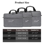 Business Laptop Bag Case Shoulder Tote Bag Notebook Bag Briefcase For 13-15.6-Inch Macbook Air Pro HP Huawei Asus Dell handbag