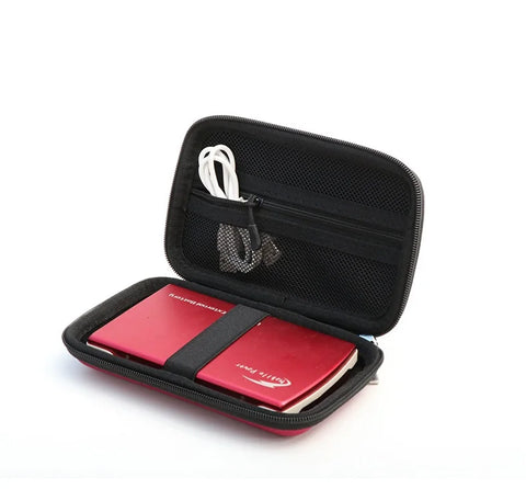 External Hard Drive Case Bag Electronics Accessories Organizer Bag 2.5 Inch Hard Drive,For Estern Digital/Toshiba/Seagate