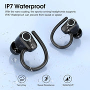 Wireless Earbuds, Bluetooth 5.3 Earbuds Stereo Bass, in-Ear Noise Cancelling Mic, Earphones IP7 Waterproof Sports, 40H Playback