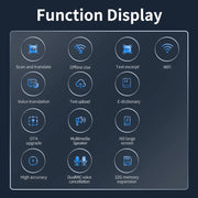 Offline Translation Pen For Teacher Student Dictionary English Intelligent Scanning Point Reading 123 Languages Translator Pen