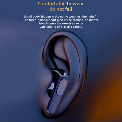 #TWS Wireless Bluetooth Headset With Mic Earbuds Noise Cancelling Stereo Earphones HiFi Stereo Sports Earbuds For Smartphones