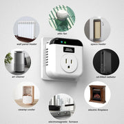Smart Wifi Thermostat Plug Socket Programmable Plug-In Temperature Controller App Remote Control Thermostat US Plug-Y47A