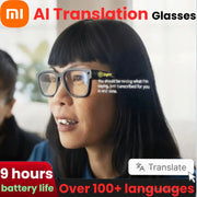 Xiaomi 4k Hd Ai Smart Glasses Camera Wearable Mini Camera Bluetooth Call Voice Assistant Control Smart Sports Camera Glasses