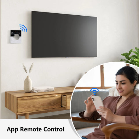 WiFi Smart Home Thermostat Weekly Program for Electric Floor Heating Water/Gas Boiler Temperature Remote Controller