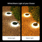 Smart Solar Light Control Auto On/Off, White/Warm Light, Energy Saving, Weatherproof for Home Garden Camping Backyard Decor