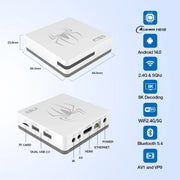 2025 G7 8K 3D video game Consoles 64GB 2.4G Wireless controller android 14 Retro classic game console 25000+ games