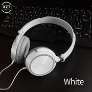 HD Sound Wired Headphones Over Ear Headsets Bass HiFi Sound Music Stereo Earphone Flexible Adjustable Headset For PC MP3 Phone