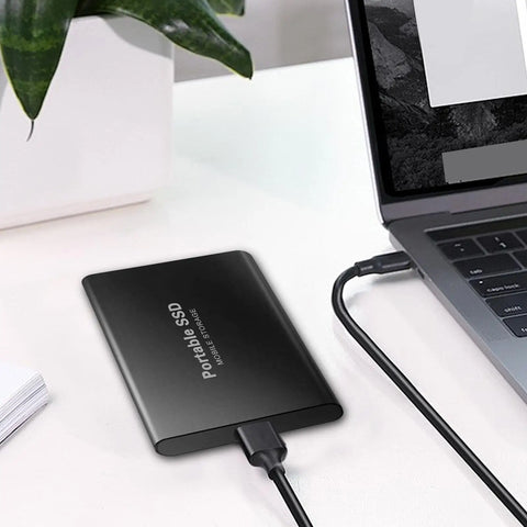 7.5x5.7cm Portable Hard Drive 2TB  External Hard Drive Consumer Electronics Supplies HDD USB Type-C 3.1 High Speed Flash Drive