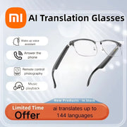 Xiaomi AI Translation Glasses Smart Glasses Music Bluetooth HD Calling Sunglasses 138 Languages Travel Business Making Friends
