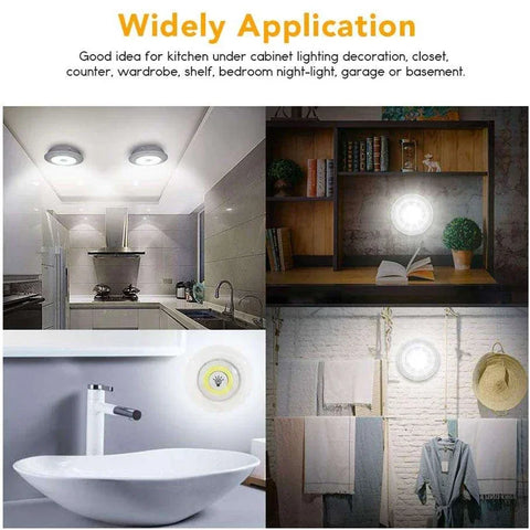 Smart Wireless Remote Control Dimmable Night Light Decorative Kitchen Closet Staircase Lighting Mini LED Lights