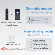 Smart Led Ceiling Lights 20Inch Large APP Remote Control Dimmable Ultra thin Smart Lamp For Living Room Bedroom Led Lights