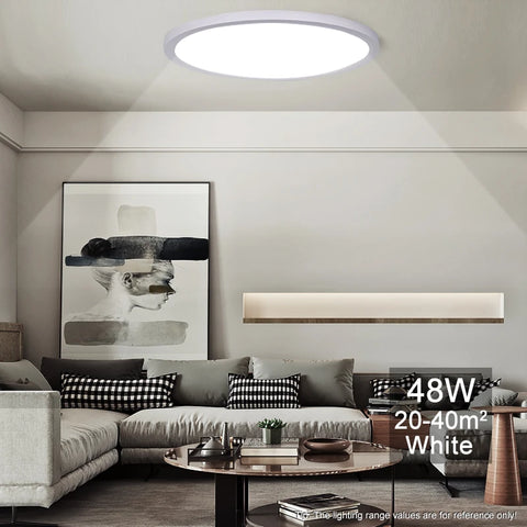 Smart Led Ceiling Lights 20Inch Large APP Remote Control Dimmable Ultra thin Smart Lamp For Living Room Bedroom Led Lights