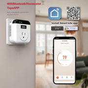 Smart Wifi Thermostat Plug Socket Programmable Plug-In Temperature Controller App Remote Control Thermostat US Plug-Y47A